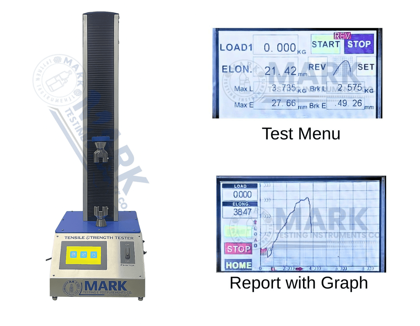 Tensile Strength Tester – HMI with Printer (Table Top)